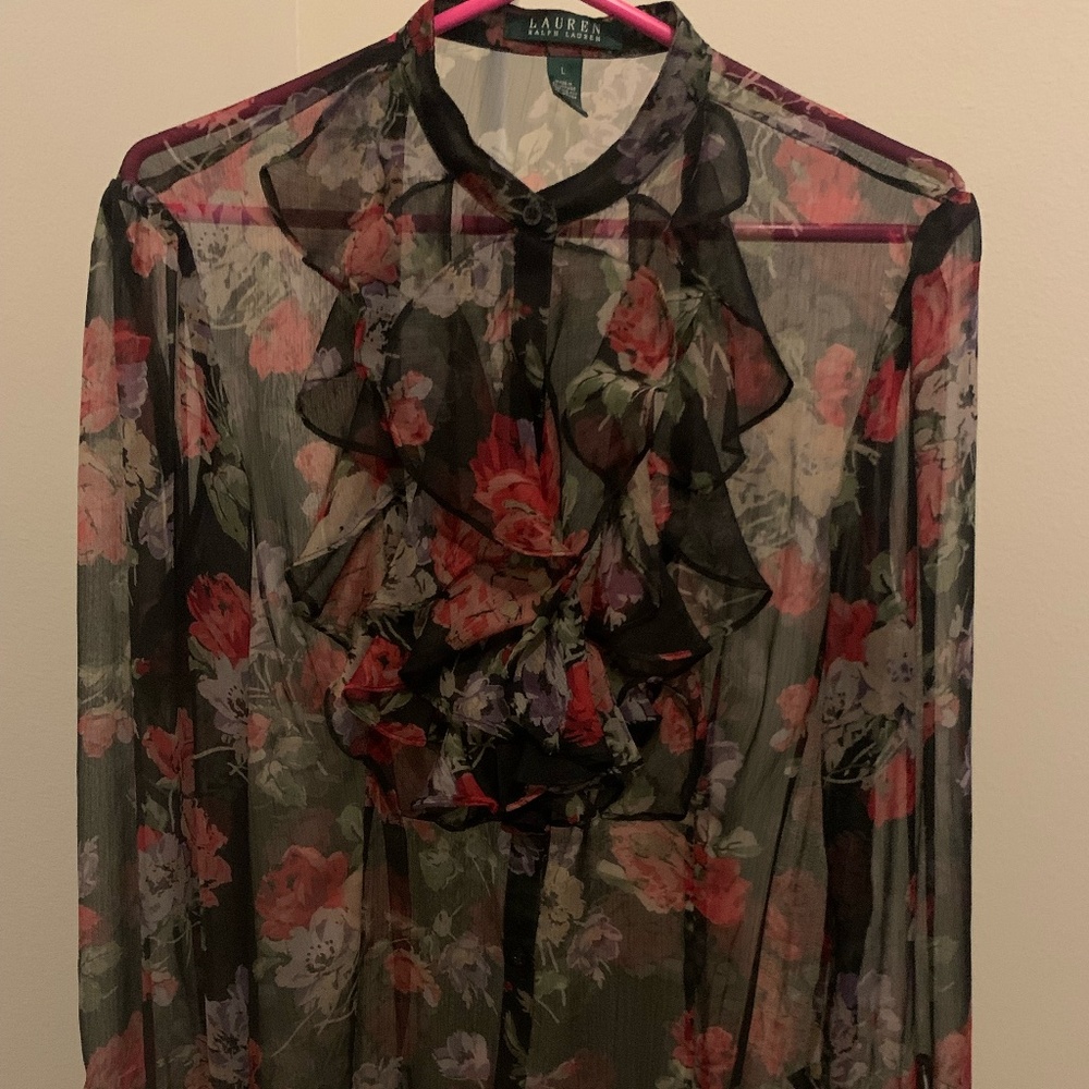 NWT RALPH LAUREN VINTAGE BLOUSE